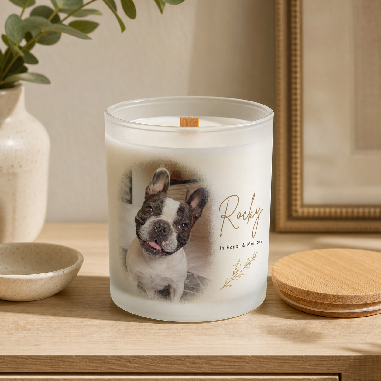 Pet Loss Memorial Candle