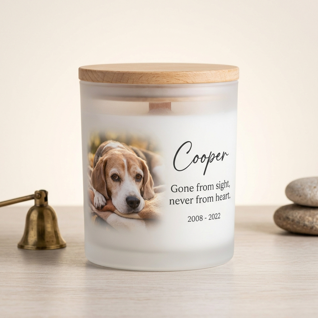 Pet Sympathy Candle: For a gift when words feel too small.